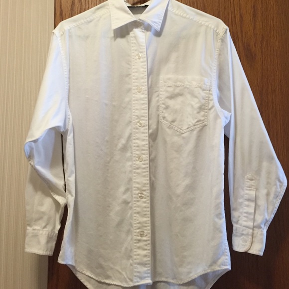 Vintage Pasta Long Sleeved Oversized White Blouse - Picture 1 of 4